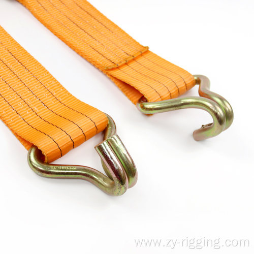 100mmx10T truck cargo lashing polyester Ratchet tie down